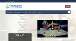 Desktop Screenshot of chemistryandthelaw.org